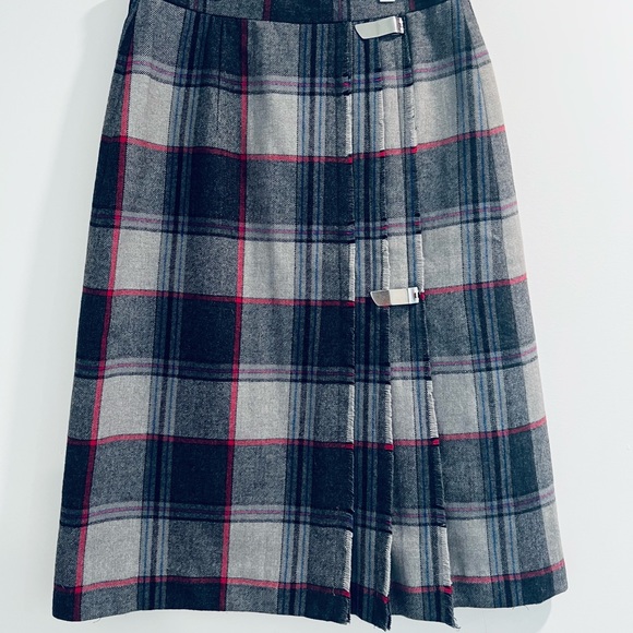 Vintage school girl high waisted 3/4 length skirt - Picture 1 of 2